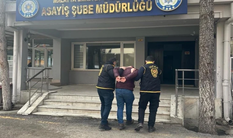 Malatya'da, 46 yıl hapis cezası bulanan hükümlü yakalandı