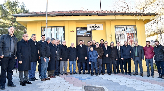 Fırat Mahallesini ziyaret eden Başkan Gürkan,