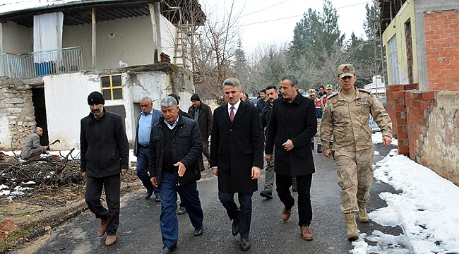 Vali Baruş Hatunsuyu, Hasırcılar ve Kadıçayırı’nda İncelemelerde Bulundu