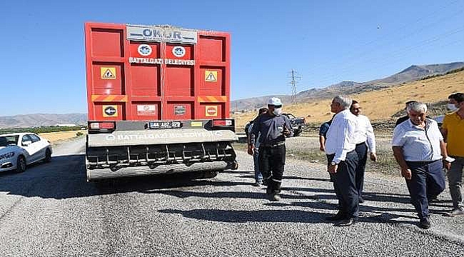 Battalgazi Belediyesi Asfalt Şantiyesi Kurdu