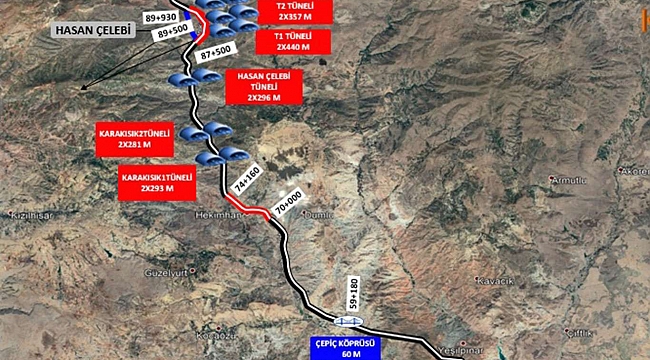 Malatya-Sivas ulaşımını rahatlatacak yol tamamlandı 