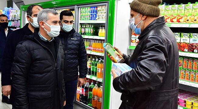 YEŞİL GIDA MARKETLERE VATANDAŞLAR YOĞUN İLGİ GÖSTERİYOR