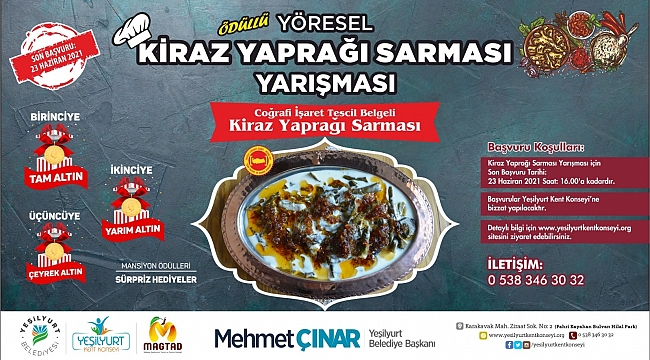 Yemek Ustaları, Kiraz Yaprağı Sarması İçin Yarışacak