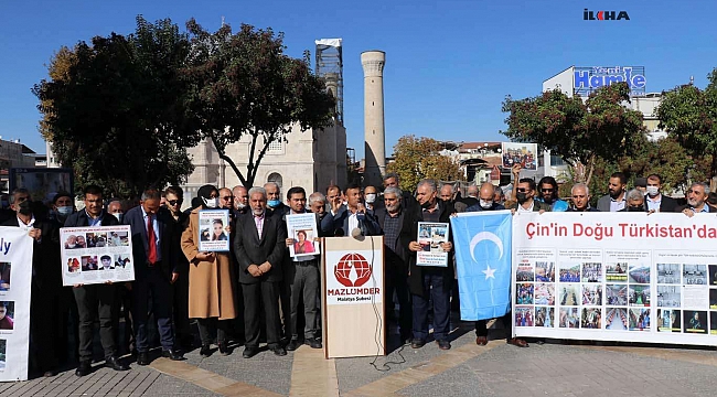 "Türk ve İslam alemi sessiz" Doğu Türkistan İçin 