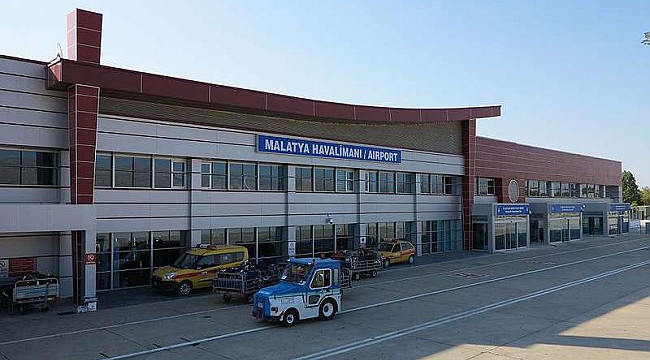 Malatya Havalimanı'nda kasım ayında 85 bin yolcuya hizmet verildi 