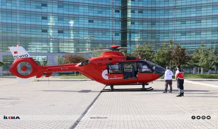 Malatya’da ambulans helikopter hizmet vermeye başlandı