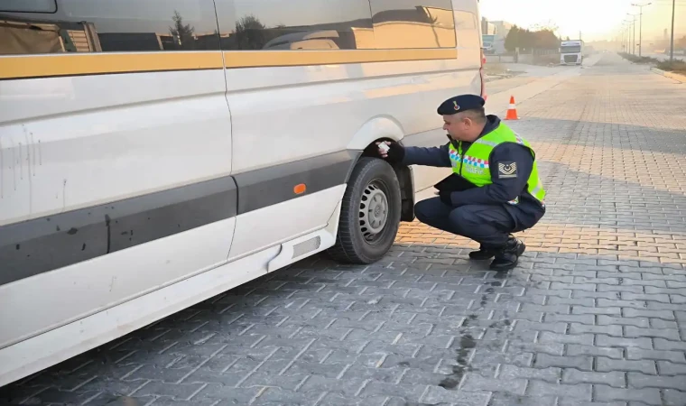 Malatya'da kış lastiği denetimi