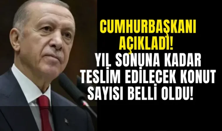 Cumhurbaşkanı açıkladı!