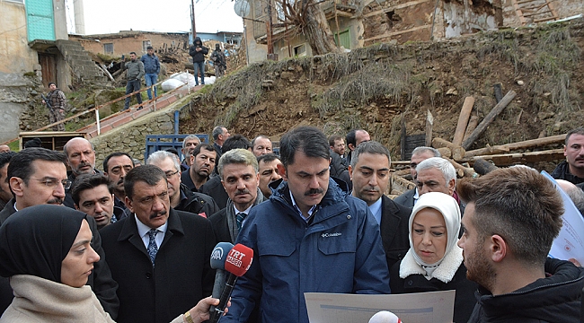 Bakan Kurum Malatya Merkez ve İlçelerinde İncelemelerde Bulundu