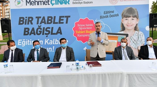 TABLET KAMPANYASININ PROTOKOLÜ İMZALANDI