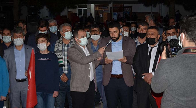 Malatya'dan Filistin'e destek siyonist işgal rejimine lanet yağdı 