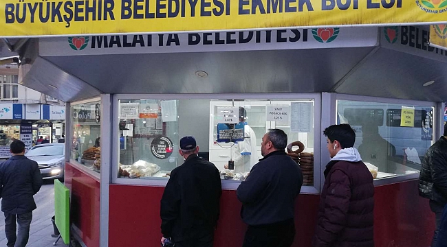 Malatya’da halk ekmeğe zam 